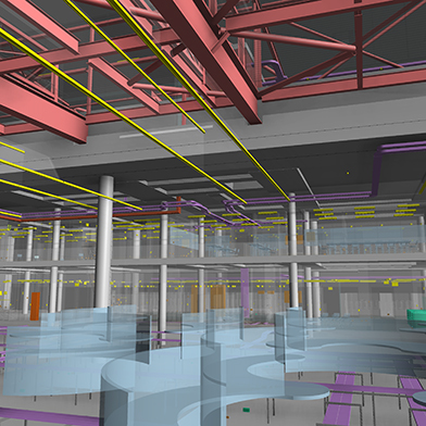 Rail Operations Centre electrical BIM