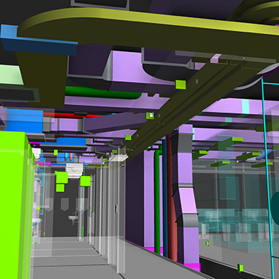 Western Building interior BIM all services